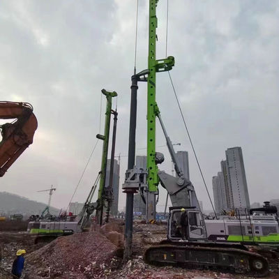 Mesin Piling Konstruksi ZR360L 360KN.M Bekas 58m 65m Rig Pengeboran Hidrolik Rotary