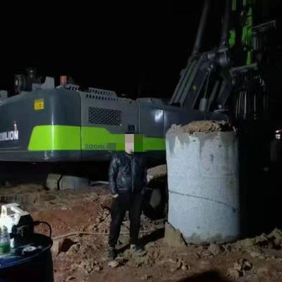 Mesin Piling Konstruksi ZR360L 360KN.M Bekas 58m 65m Rig Pengeboran Hidrolik Rotary