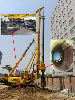 Mesin Piling Hidrolik 169KW FD188A 600mm 1600mm Mesin Piling Hidrolik