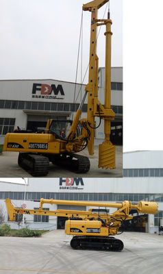 Mesin Piling Hidrolik ISO9001 Mesin Cummins 300m 1200mm Bauer Piling Rig