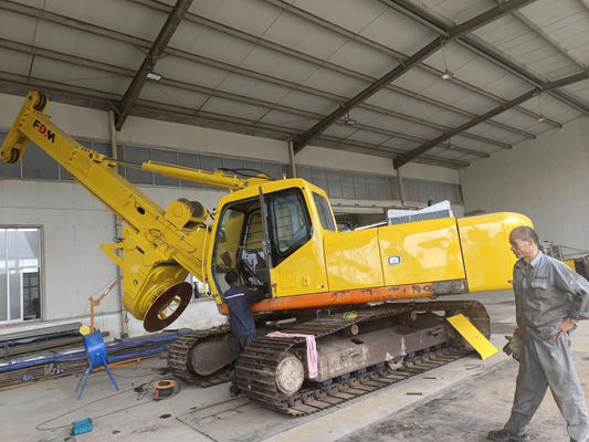 7m ISO9001 38T Mesin Penumpuk Hidrolik Rig Ruang Kepala Rendah