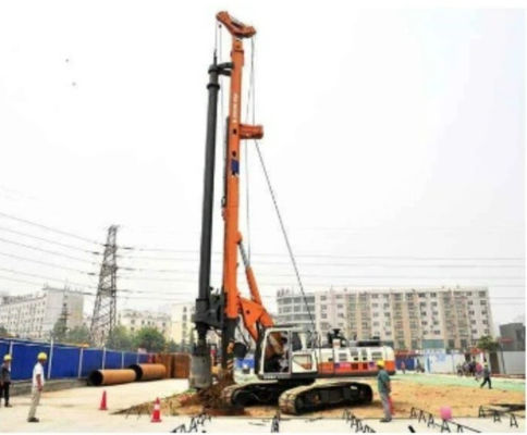 Rig Bor Pondasi Dalam Hidraulik Zoomlion Zr185c-3 Kedalaman 100m