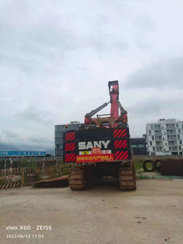 SR 415 Sany Piling Rig 145 Ton Bauer Piling Rig Untuk Proyek Pondasi